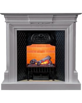 Каминокомплект Chelsea - Grey (Ширина 1080 см) с очагом Cassette 400 NH