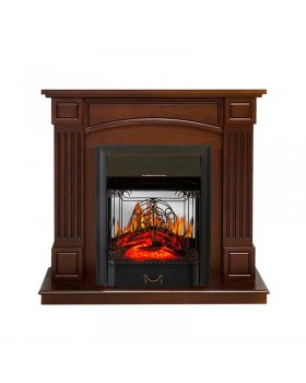 Каминокомплект Oxford - Белый с очагом Majestic FX M Black