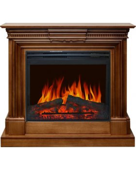 Каминокомплект Chelsea - Орех с очагом Jupiter FX New
