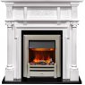 Каминокомплект Oxford - Белый с очагом Chesford