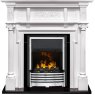 Каминокомплект Oxford - Белый с очагом Flagstaff