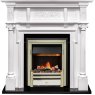 Каминокомплект Oxford - Белый с очагом Cavendish