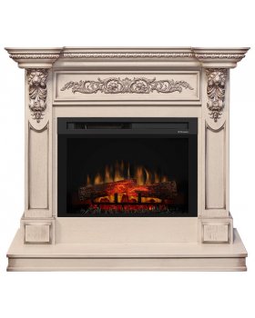 Каминокомплект Lancaster - Слоновая кость с очагом XHD26L-INT