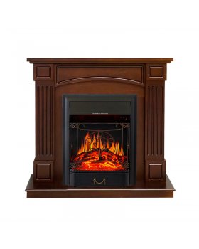 Каминокомплект Oxford - Белый с очагом Majestic FX Black