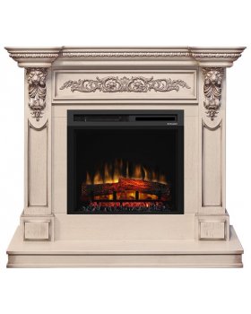 Каминокомплект Lancaster - Слоновая кость с очагом XHD23L-INT