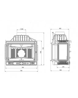 Каминная топка KAWMET W4 LB-foto5