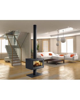 Печь-камин Solzaima Slim Box-foto5