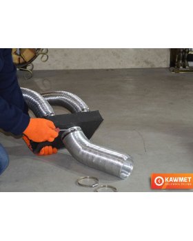 Адаптер стальной для подвода наружного воздуха к моделям W17 16.1 кВт/12.3 кВт EKO-foto5