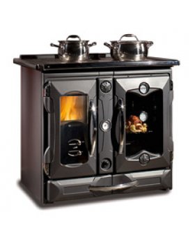 Печь-камин La Nordica TermoSuprema Compact D.S.A черная