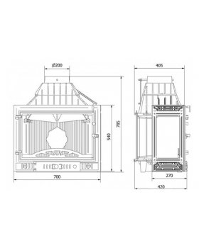 Каминная топка KAWMET W3 LB-foto5