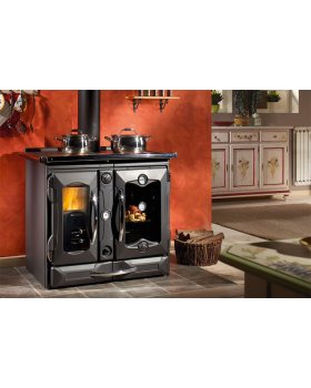 Печь-камин La Nordica TermoSuprema Compact D.S.A черная-foto3