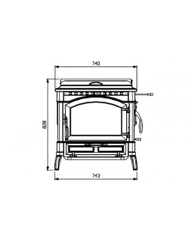 Печь-камин La Nordica Isotta Evo-foto5