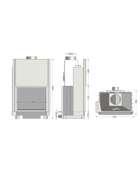 Каминная топка Hajduk VOLCANO Sh-foto3