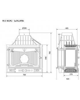Каминная топка KAWMET W3 PB-foto4