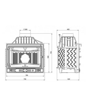 Каминная топка KAWMET W4-foto5