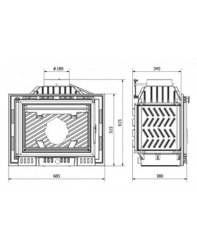 Каминная топка KAWMET W6-foto5