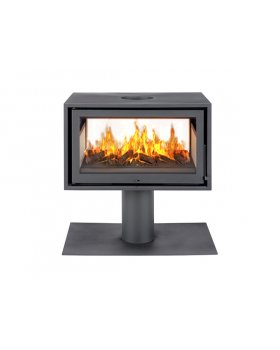 Печь-камин Solzaima Slim Box-foto2