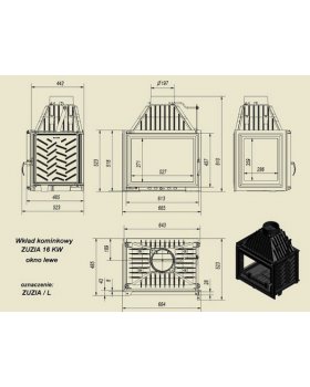 Топка ZUZIA/L, стекло слева-foto2