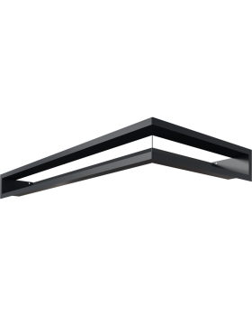 Люфт угловая 9/40/80 см левая графит (LUFT/NL/9/8040/45S/G)-foto2