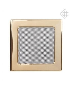 Вентиляционная решетка 22х22 полированная латунь