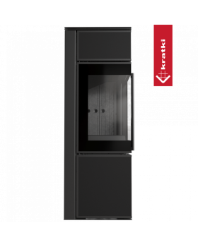 Дровяная печь TORA/S 8 кВт Nero Assoluto-foto4