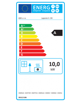 Печь-камин ABX LAPONIE II OX - вставка СТАЛЬНАЯ-foto4