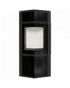 Дровяная стальная печь TORA/S 8 кВт черная-foto2