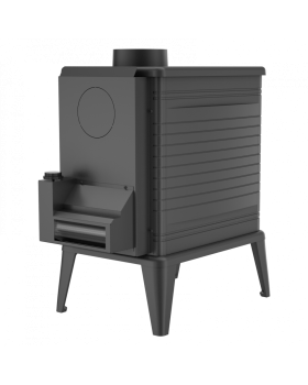 Печь-камин Kratki Koza/K10 чугунная (турбина)-foto2