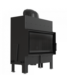 Каминная топка FLOKI/L с прямым стеклом-foto3