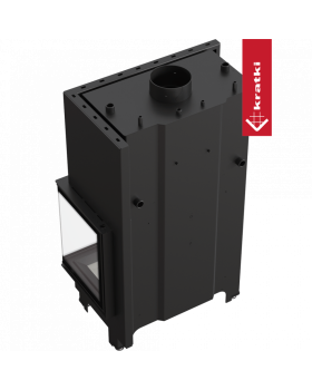 Топка с водяным контуром MBA/PW/17/P/BS/W, Г-образное стекло справа, змеевик-foto4