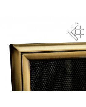 Вентиляционная решетка 11х17 Оскар латунь-foto2