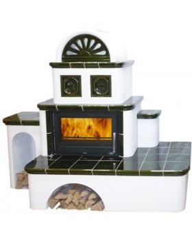 Печь-камин ABX OXFORD керамическая