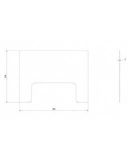 Притопочный лист Kratki KOZA INGA-foto4