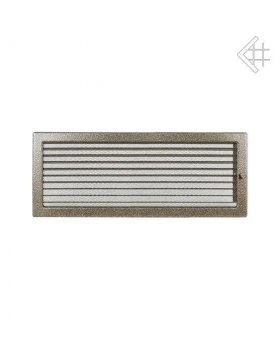 Вентиляционная решетка 22х45 черная/латунь пористая с жалюзи