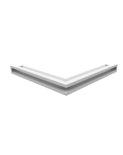 Вентиляционная решетка Люфт угловая стандарт белая 60-foto2