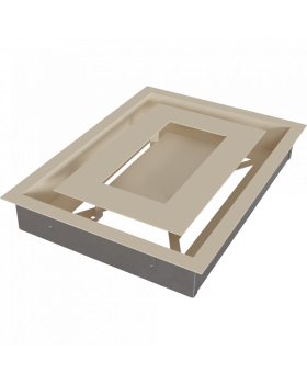 Решетка WIND Бежевая 22х30-foto5