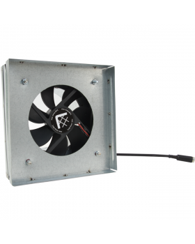 Вентилятор-переходник от трубы к решетке 17х17 d-100мм(с термостатом)-foto2