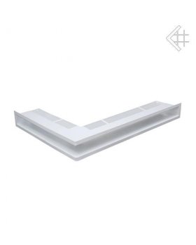 Вентиляционная решетка Люфт угловая правая белая 90