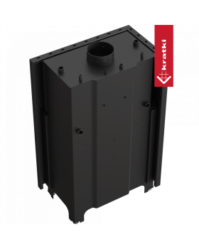 Топка с водяным контуром MBA/PW/17/L/BS/W, Г-образное стекло слева, змеевик-foto4