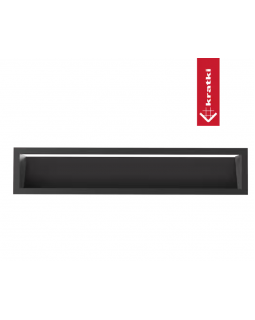 Решётка Kratki Luft 12x60 черная-foto3