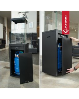 Нагреватель газовый PATIO/LIGHT, сталь с ручным управлением, цвет черный-foto7