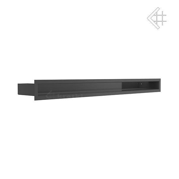 Вентиляционная решетка Люфт черная 6x80