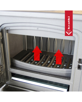 Печь-камин Kratki Koza/K7 чугунная-foto8