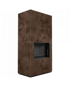 Каминокомплект FLOKI в облицовке OXIDE MORO-foto3