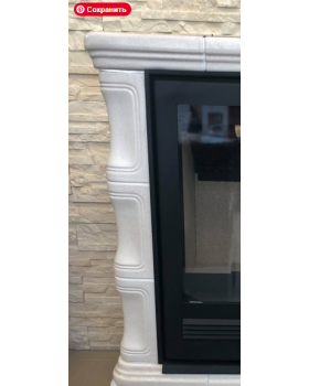 Печь-камин ABX BRITANIA K керамическая, с теплообменником-foto10