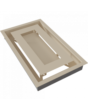 Решетка WIND Бежевая 22х37-foto7