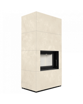 Каминокомплект FLOKI в облицовке OXIDE BIANCO-foto4