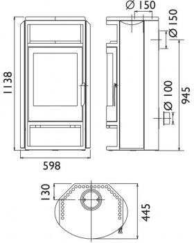 Печь-камин ABX Polar 6-foto7