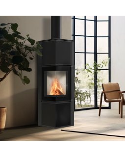 Дровяная печь TORA/M 8 кВт Nero Assoluto-foto8