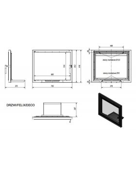 Дверца DECO в сборе (Felix)-foto2